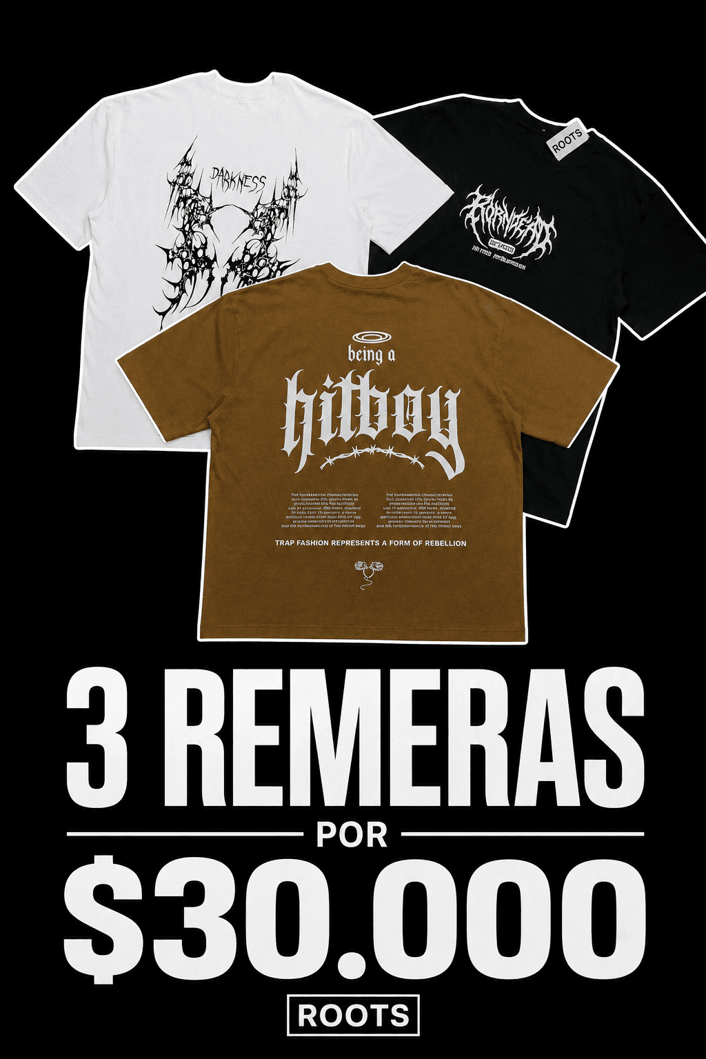 PROMO 3 REMERAS