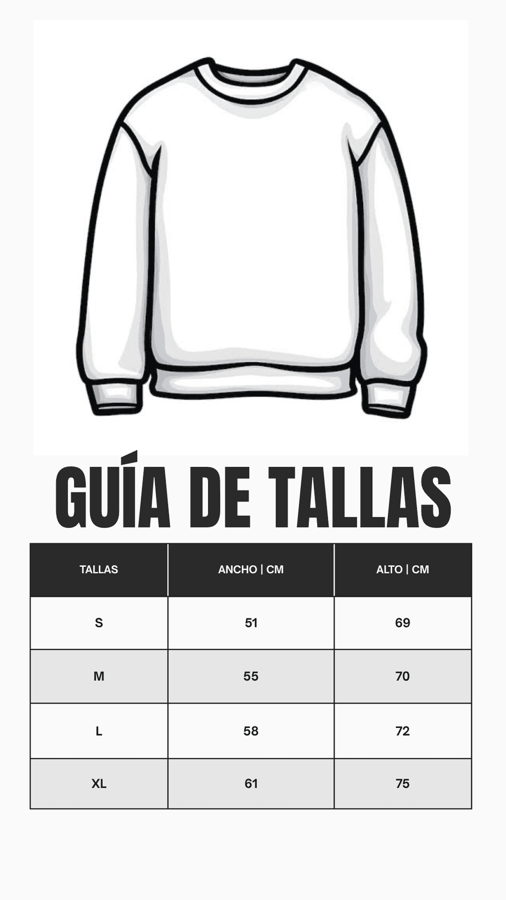 Sweatter “80” BLANCO